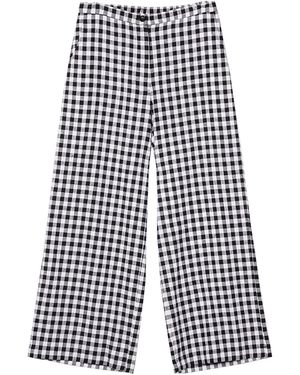 Ciao Lucia Orlando Gingham Trousers - White