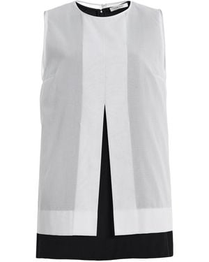 The Row Enzel Layered Cotton Top - White