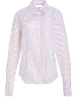 RÙADH The Calder Striped Cotton Shirt - White