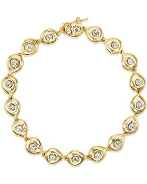 Rene Barnes Reverie I 14K Diamond Tennis Bracelet - Metallic