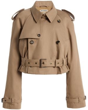 JW Anderson Cropped Trench - Natural