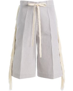 Zankov Nikita Knee-Length Shorts - White
