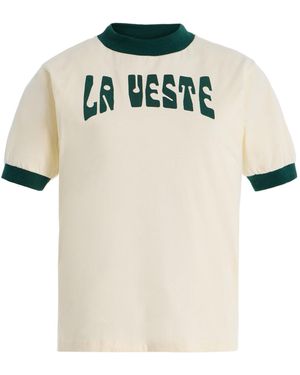La Veste Ringer Cotton T-Shirt - Green