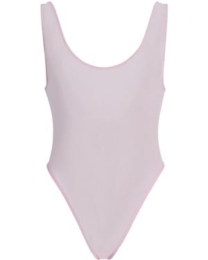 Wardrobe NYC Sheer Tank Bodysuit - Pink