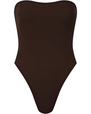 Ay Que Calor Exclusive Nico One-Piece Swimsuit - Brown