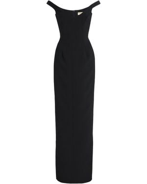Arcina Ori Ellery Off-The-Shoulder Ponte Maxi Dress - Black