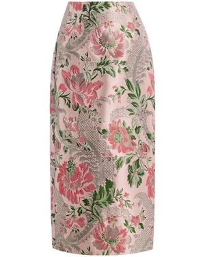 Cara Cara Sienna Jacquard Midi Skirt - Multicolour
