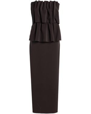 House of Dagmar Sculpted Maxi Dress - Black