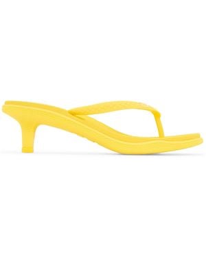 Bloumme Arc Rubber Sandals - Yellow