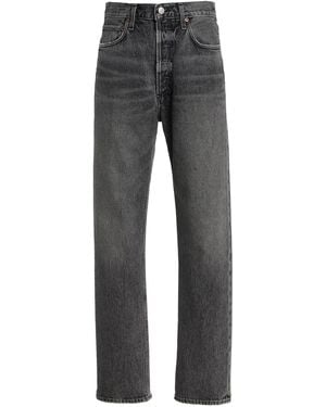 Agolde 90's Pinch Waist Long Jeans - Grey