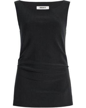 Birrot Lay2 Draped Top - Black