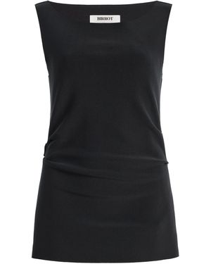 Birrot Lay2 Draped Top - Black