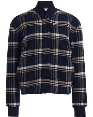 DARKPARK Sean Wool-Cashmere Bomber Jacket - Blue