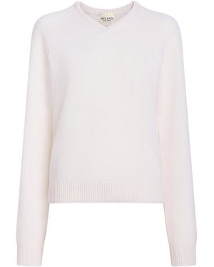 Aflalo Elara Cashmere Jumper - White