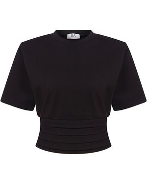 ILA THE BRAND Tux T-Shirt - Black