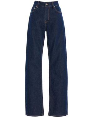 EB DENIM Alida Mid-Rise Bowed Jeans - Blue