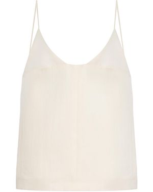 Brandon Maxwell The Bridges Wool-Blend Cami Top - Natural