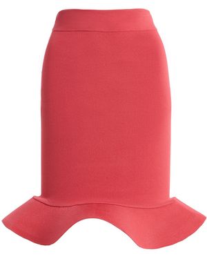 DIOTIMA Flounce Knit Mini Skirt - Red