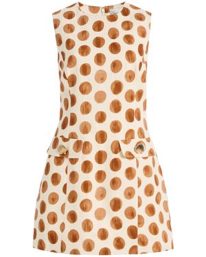 Cara Cara Posie Linen Dress - Brown