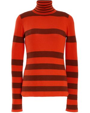Zankov Runi Merino Wool Sweater - Red