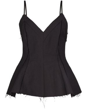 Rachel Comey Layley Cotton-Blend Top - Black