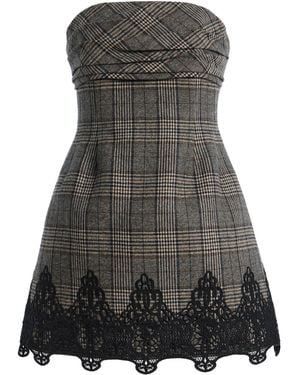 Cara Cara Ina Twill Mini Dress - Grey
