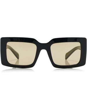 Prada Square-Frame Acetate Sunglasses - Black