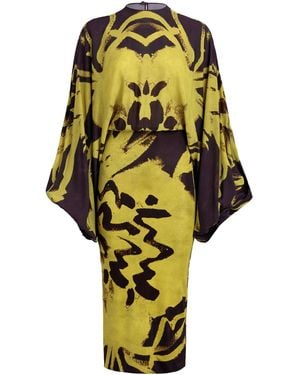 Silvia Tcherassi Kumiko Maxi Dress - Yellow
