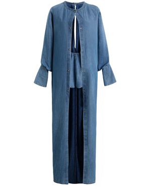 DARKPARK Kasia Long Denim Shirt - Blue