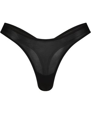 NEGATIVE Sieve Dipped Thong - Black