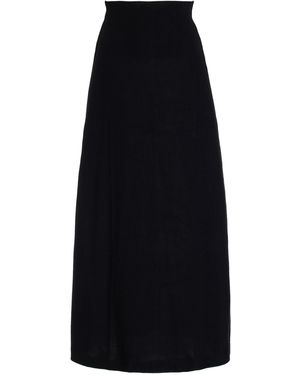 Leset Lauren High-rise Maxi Skirt - Black