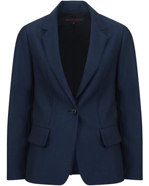 Martin Grant Garcon Wool Jacket - Blue