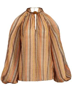 Silvia Tcherassi Ona Top - Brown