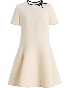 Valentino Garavani Crepe Dress - Natural