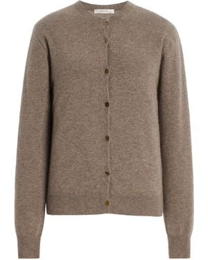 The Row Maui Cashmere Cardigan - Brown