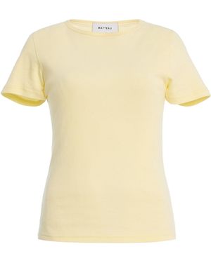 Matteau Cotton Baby T-Shirt - Yellow