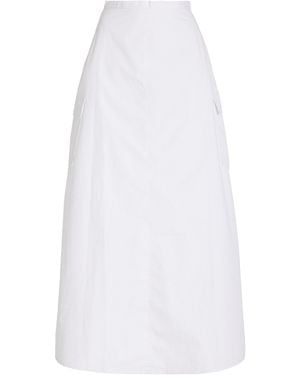 Third Form Roam Cotton Maxi Skirt - White