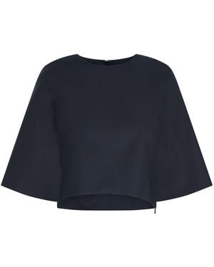 Heirlome Arielle Silk Top - Blue