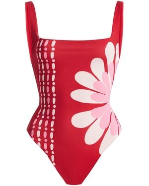 Cala De La Cruz Vienna One-Piece Swimsuit - Red