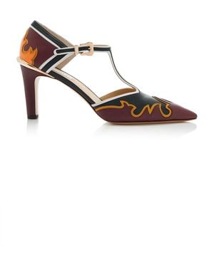 Gabriela Hearst Duna Leather Pumps - Brown
