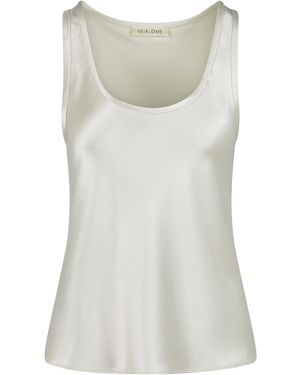 Heirlome Adau Silk Top - Gray