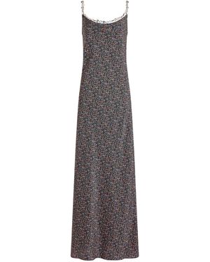 Rabanne Silk Slip Dress - Multicolour