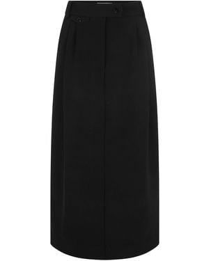 Harris Tapper Exclusive Adam Midi Skirt - Black