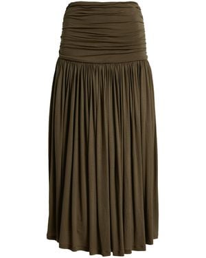 Franchise Nora Pleated Midi Skirt - Green