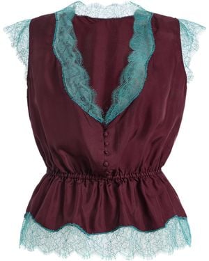 Franchise Lisette Silk Top - Red