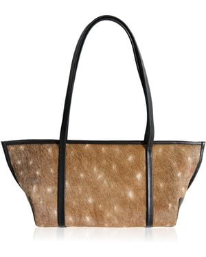 St. Agni Fawn Bateau Tote - White