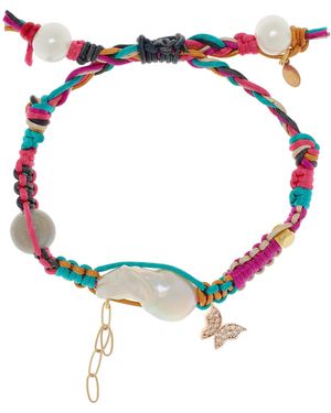 Joie Shimmering 18K Baroque Pearl Bracelet - Multicolor