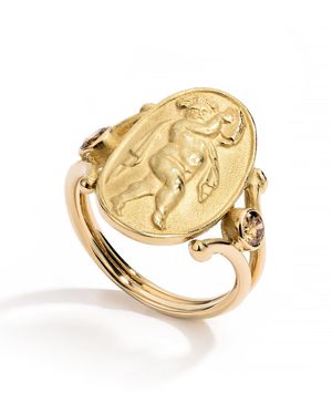 RENATO CIPULLO Diamond Danzante Ring - Metallic