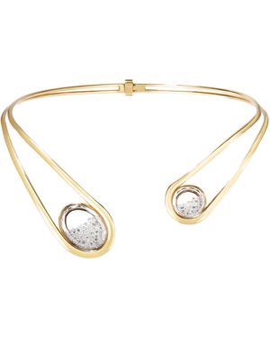Moritz Glik Cascavel 18K And Diamond Choker - Metallic