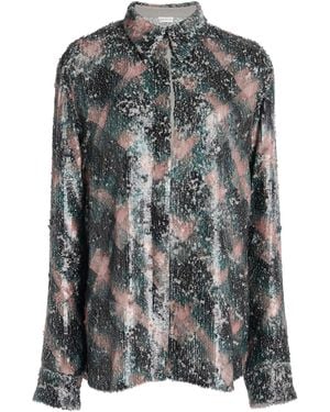 Dries Van Noten Chowy Sequinned Shirt - Black